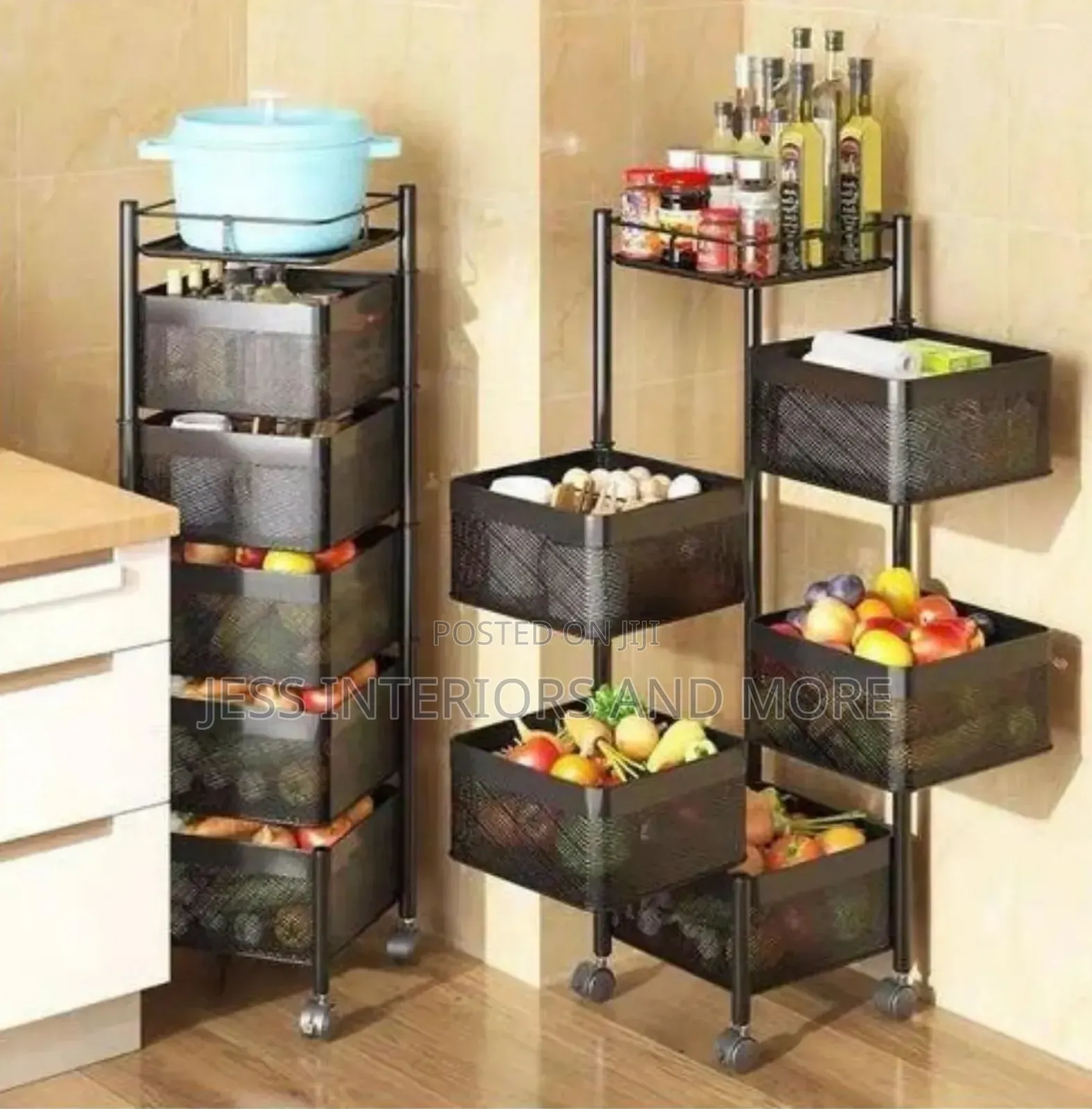 Rotating Multipurpose Storage Rack