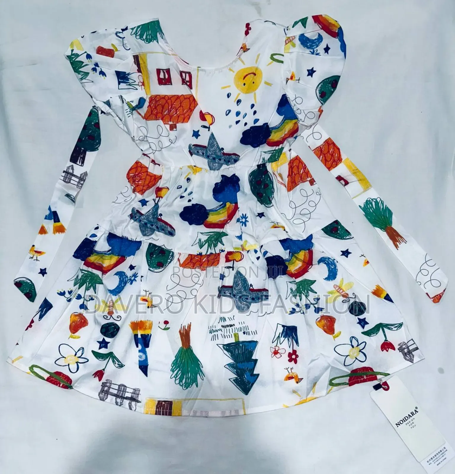 Colouful Straight Dress