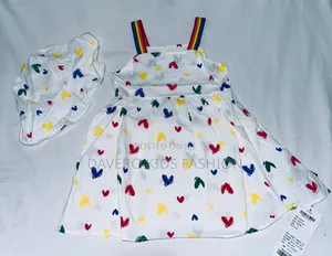 Baby Girl Dress With Cap