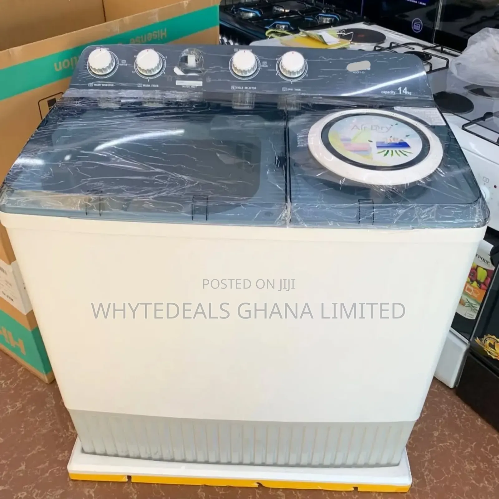 Innova 14kg Twin Tub Washing Machine|Semi Automatic|Spin|Dry