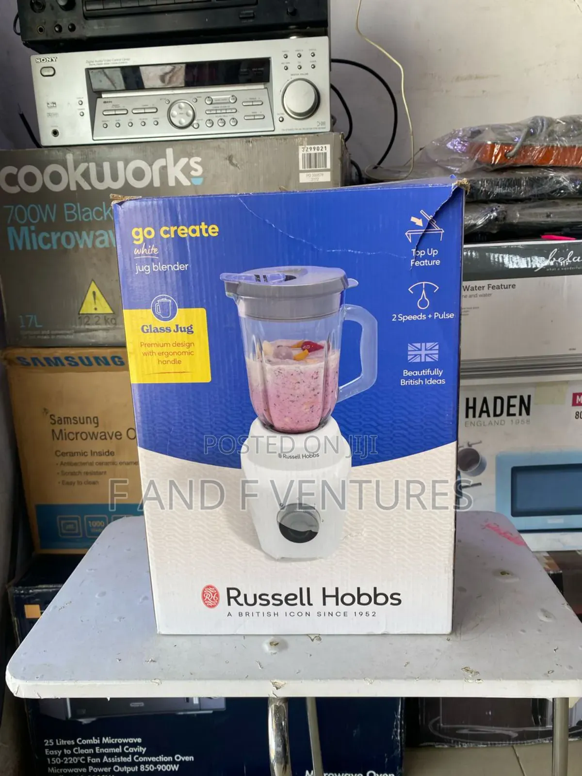 X'mas Promo Russell Hobbs Go Create Glass Blender - Uk