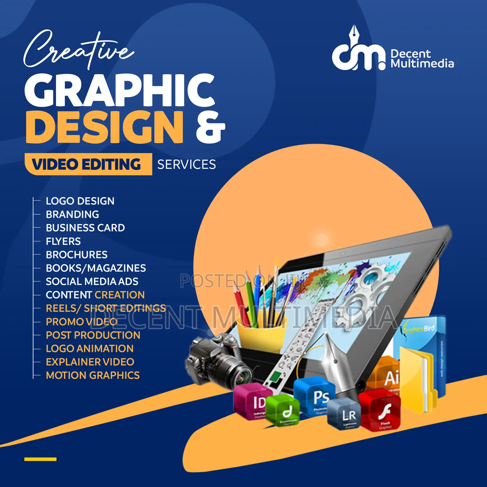 Graphic Design And Professional Video Editing Service