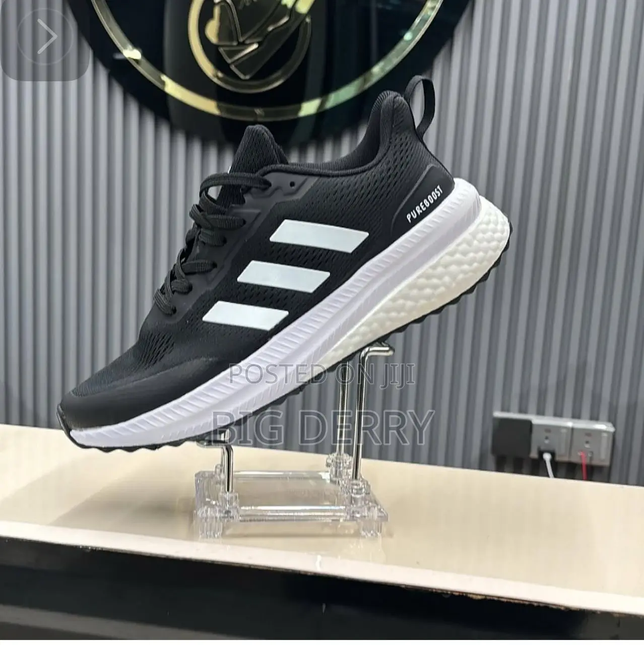 Adidas Pure Boost Black and White