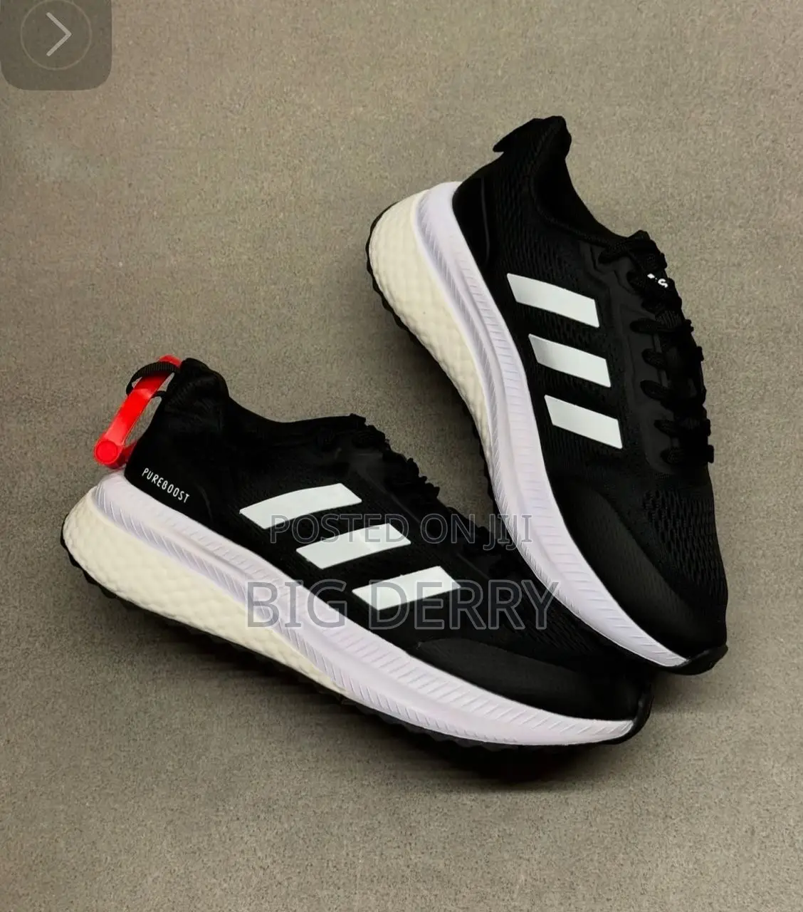 Adidas Pure Boost Black and White