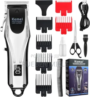 Rigid Body Kemei Chargeable Professional Barbering Machine