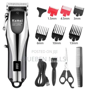 Silver Black Body Men Electric Shaver Barbering Machine
