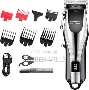 Kemei Km-2619 Pusher-Triple Blade Cordless Barbering Machine