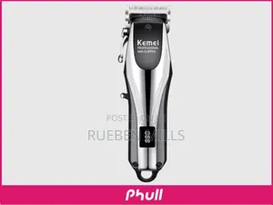 Kemei Km-2619 Pusher-Triple Blade Cordless Barbering Machine