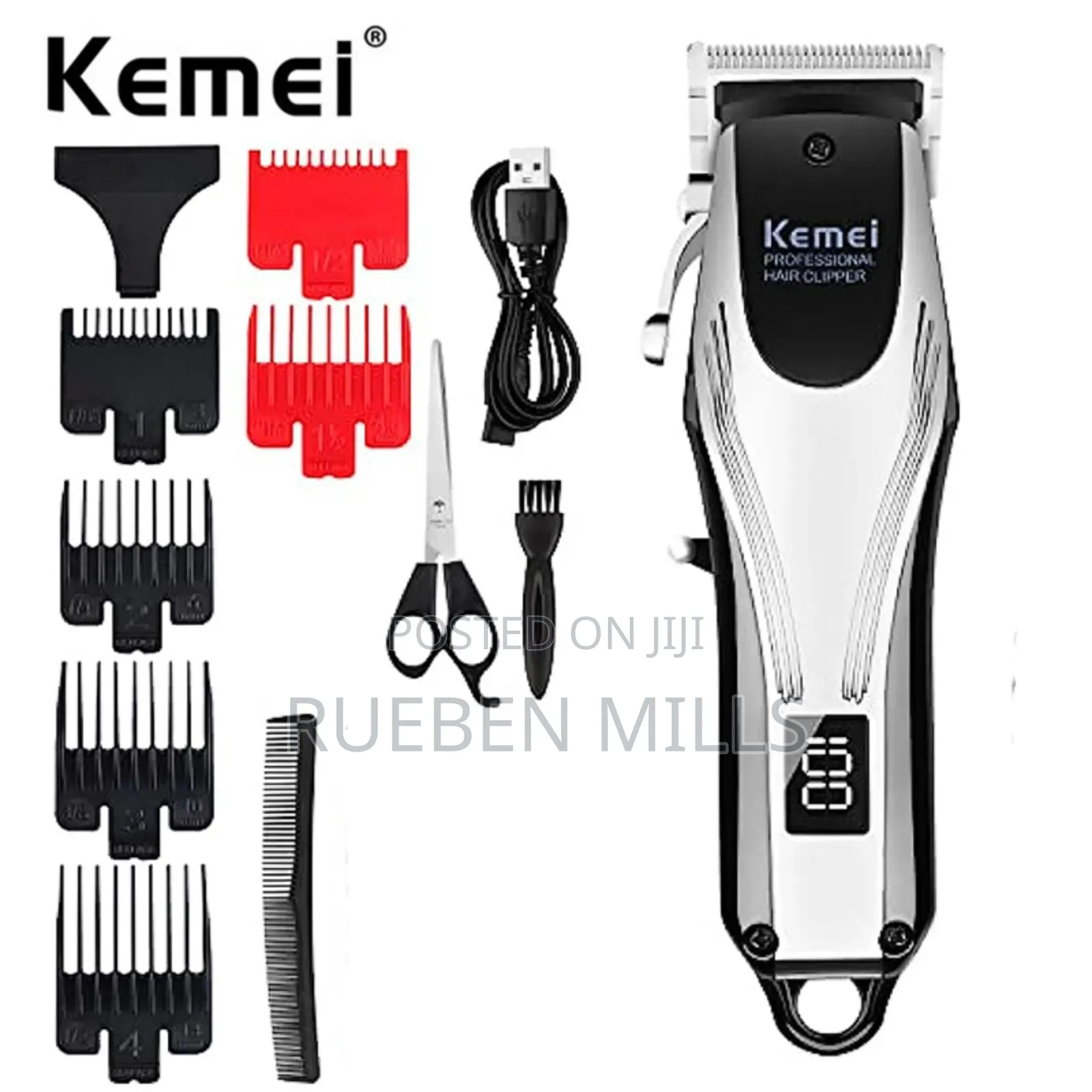 2000mah Large Capacity Li-Ion Battery Barbering Machine