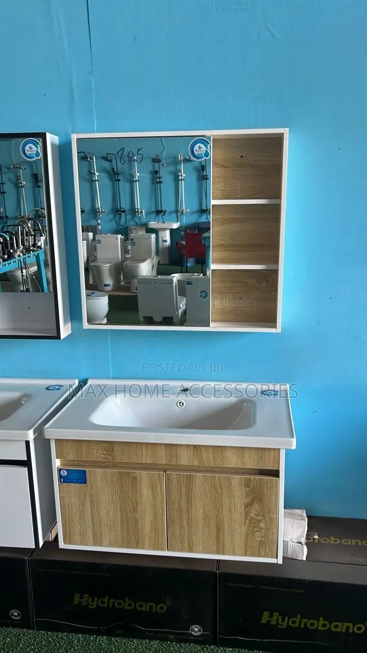 Brown Cabinet Basin