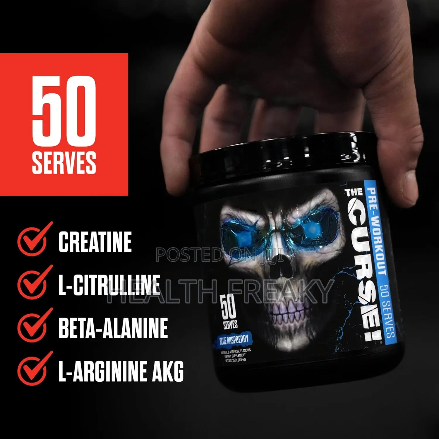 Preworkout the Curse Creatine Strength Energy Muscle Builder