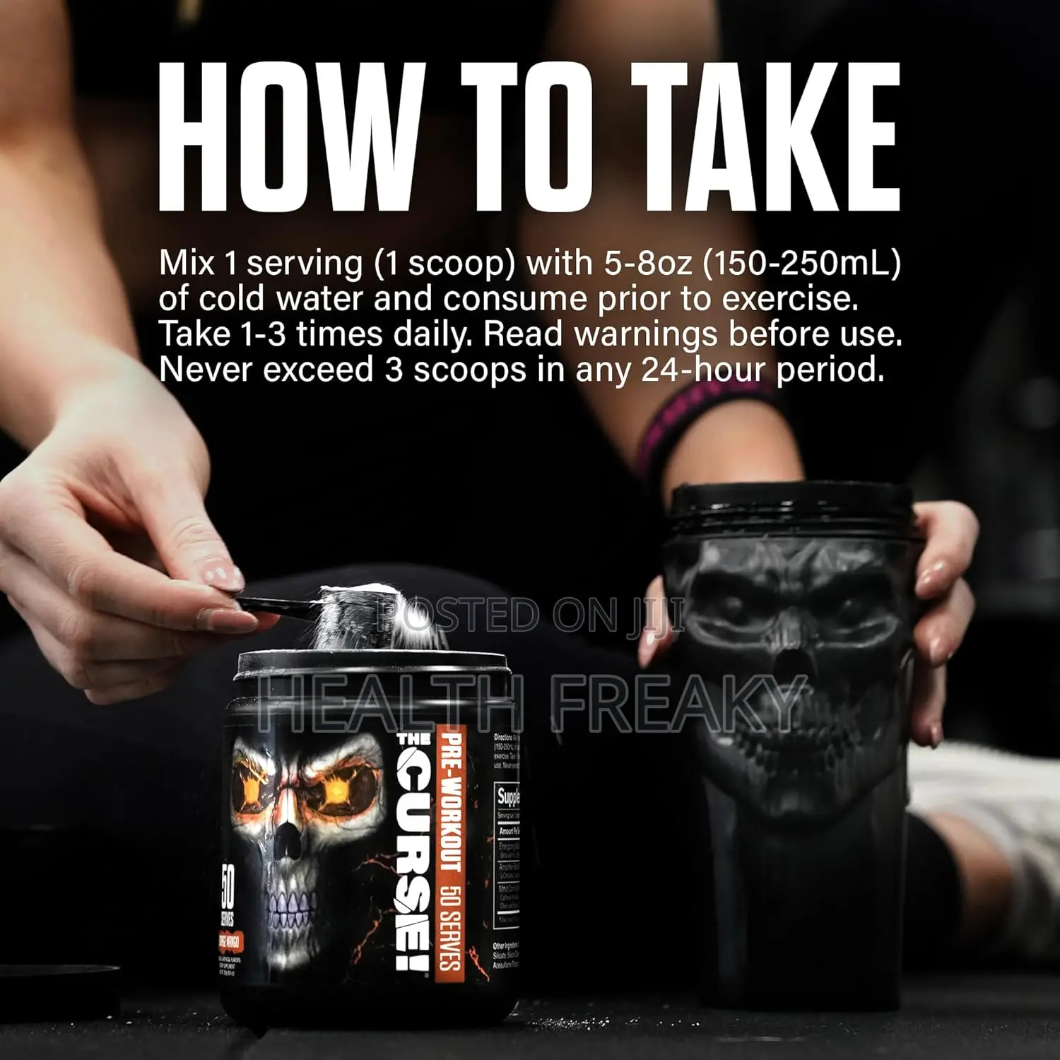 Preworkout the Curse Creatine Strength Energy Muscle Builder