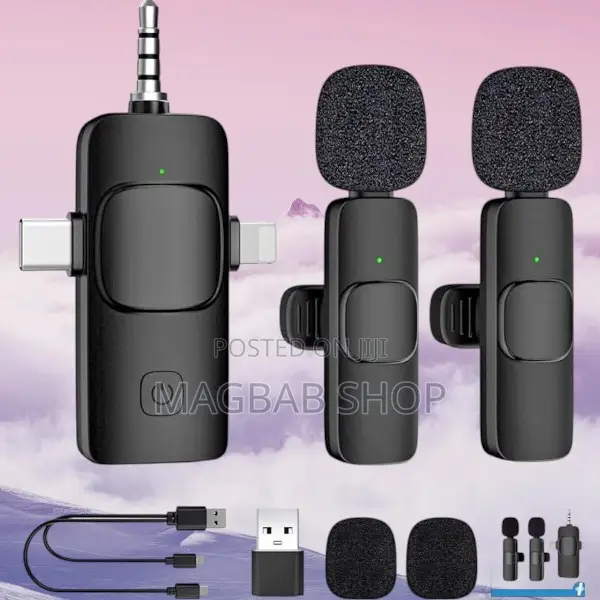 iPhone Android Wireless Microphone Audio Video Recording