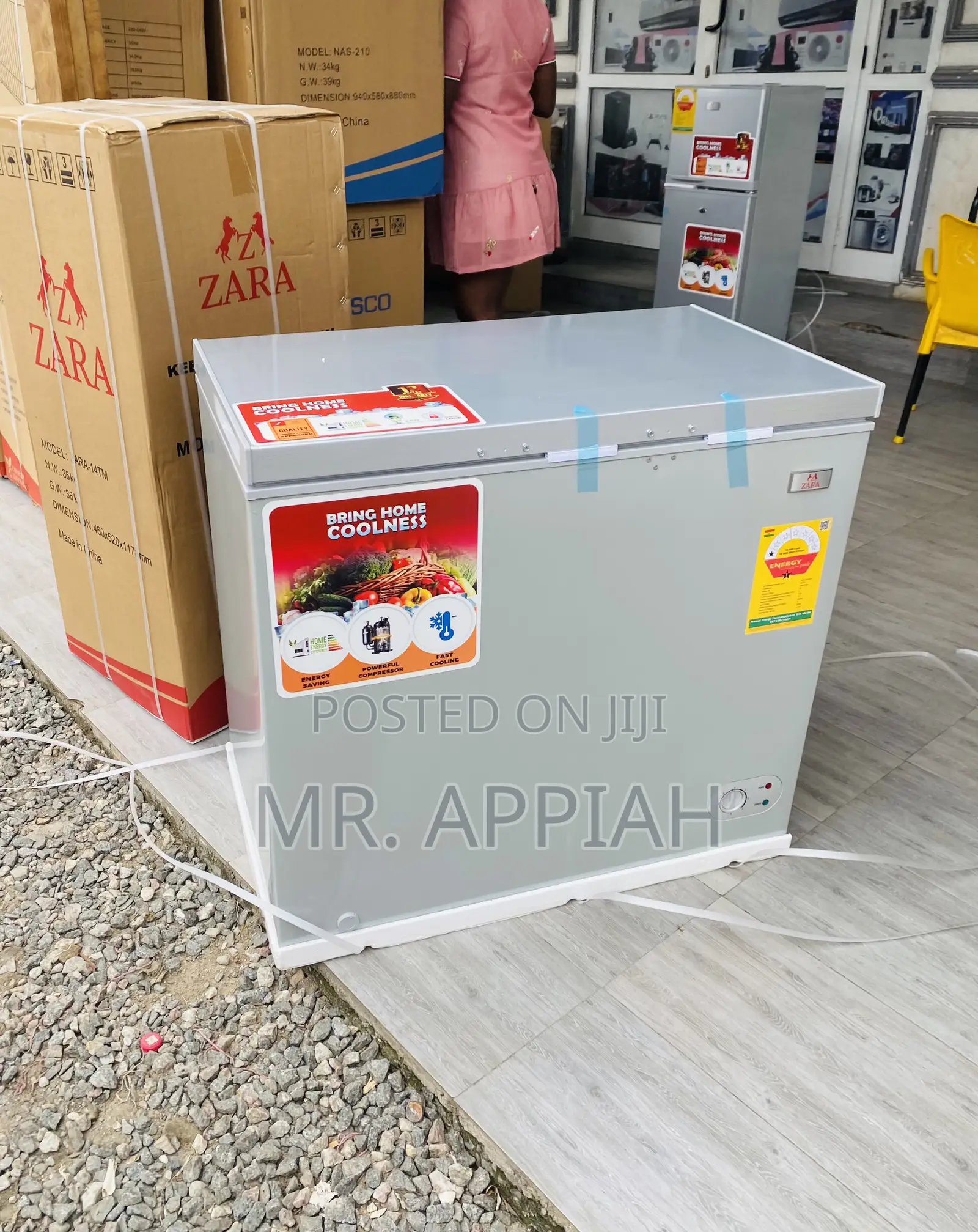 Shop Wonderful Zara Single Door Electric Freezer.