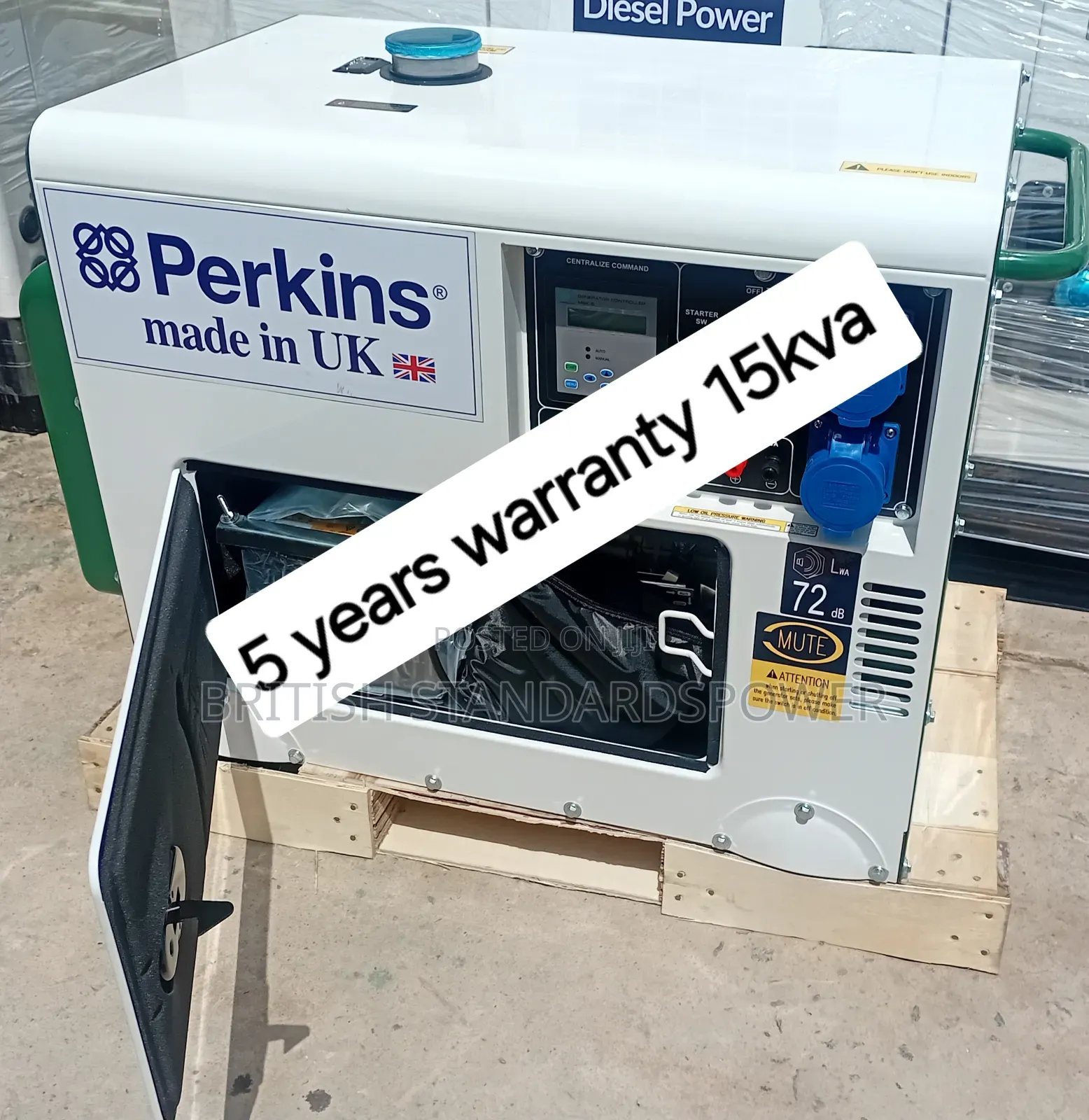 15kva Silent Diesel Powered Generator