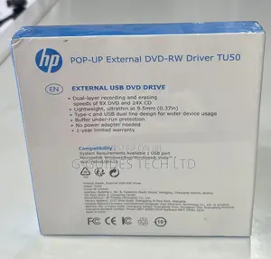 Hp External DVD Writer Type-C , Hp External DVD-Rw Driver