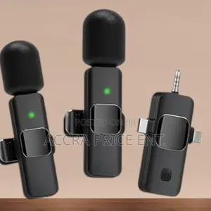 Double Wireless Microphone for Interview Livestream Etc
