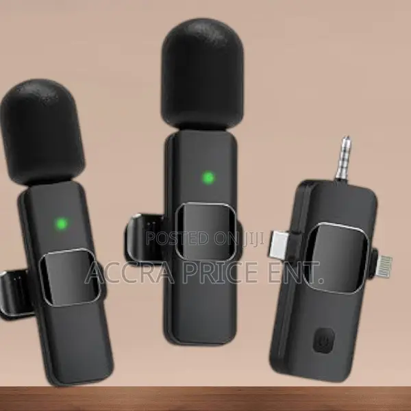 Double Wireless Microphone for Interview Livestream Etc