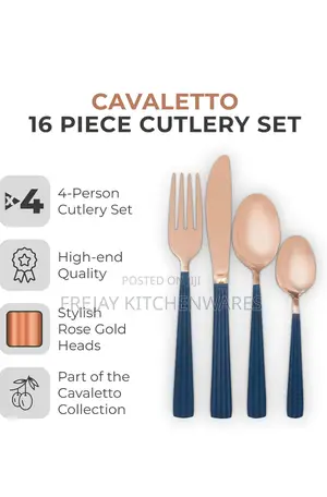 Tower Cavaletto 16 Piece Cutlery Set