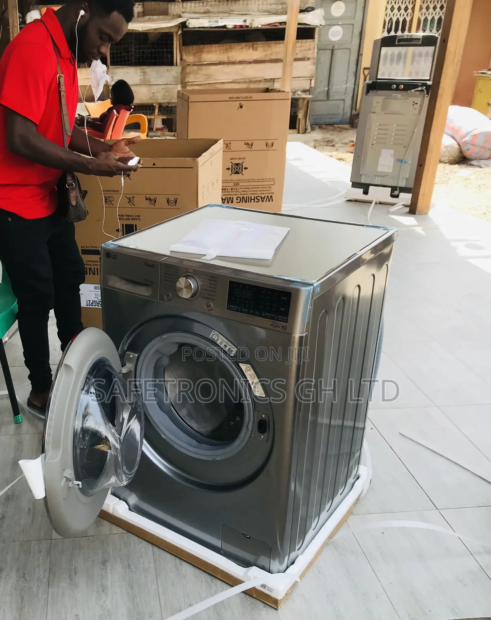 Lg Auto Clean 8kg Front Load Fullauto Inverter Smart Tv