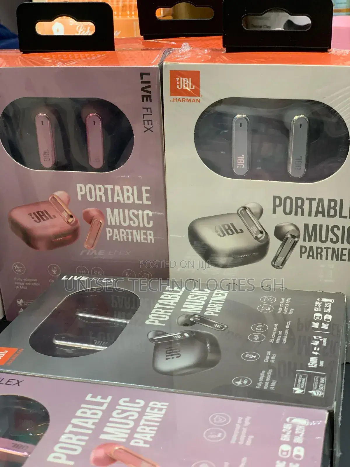 Potable Bluetooth JBL Earbuds