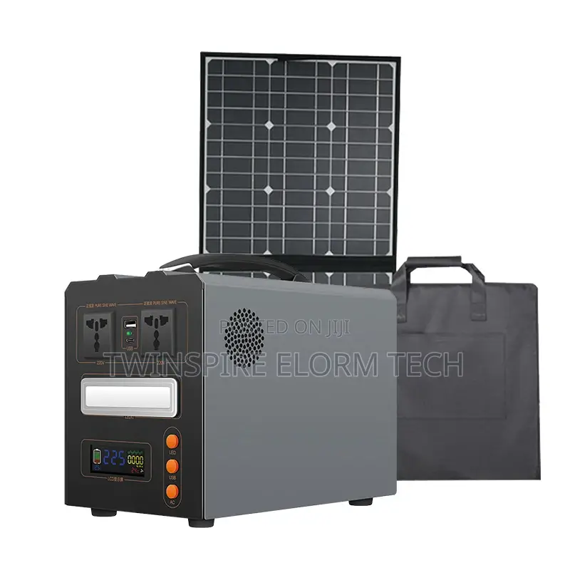 444wh Portable Outdoor Solar Emergency Battery+Solar Panels