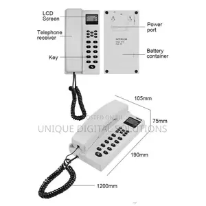 Unique Long Range Wireless Intercom System With Display