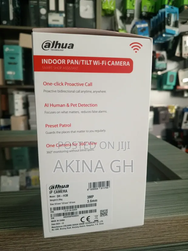 Dahua Hero B1 Indoor Pan/Tilt Wifi Camera 3mp 3
