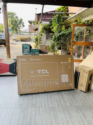 Well Built TCL 65p735 65” HDR Smart Screen Tv(Black).