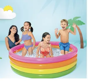 Sunset Glow Pool (168*46cm) 4 Kids Swimming Pool Free Pump