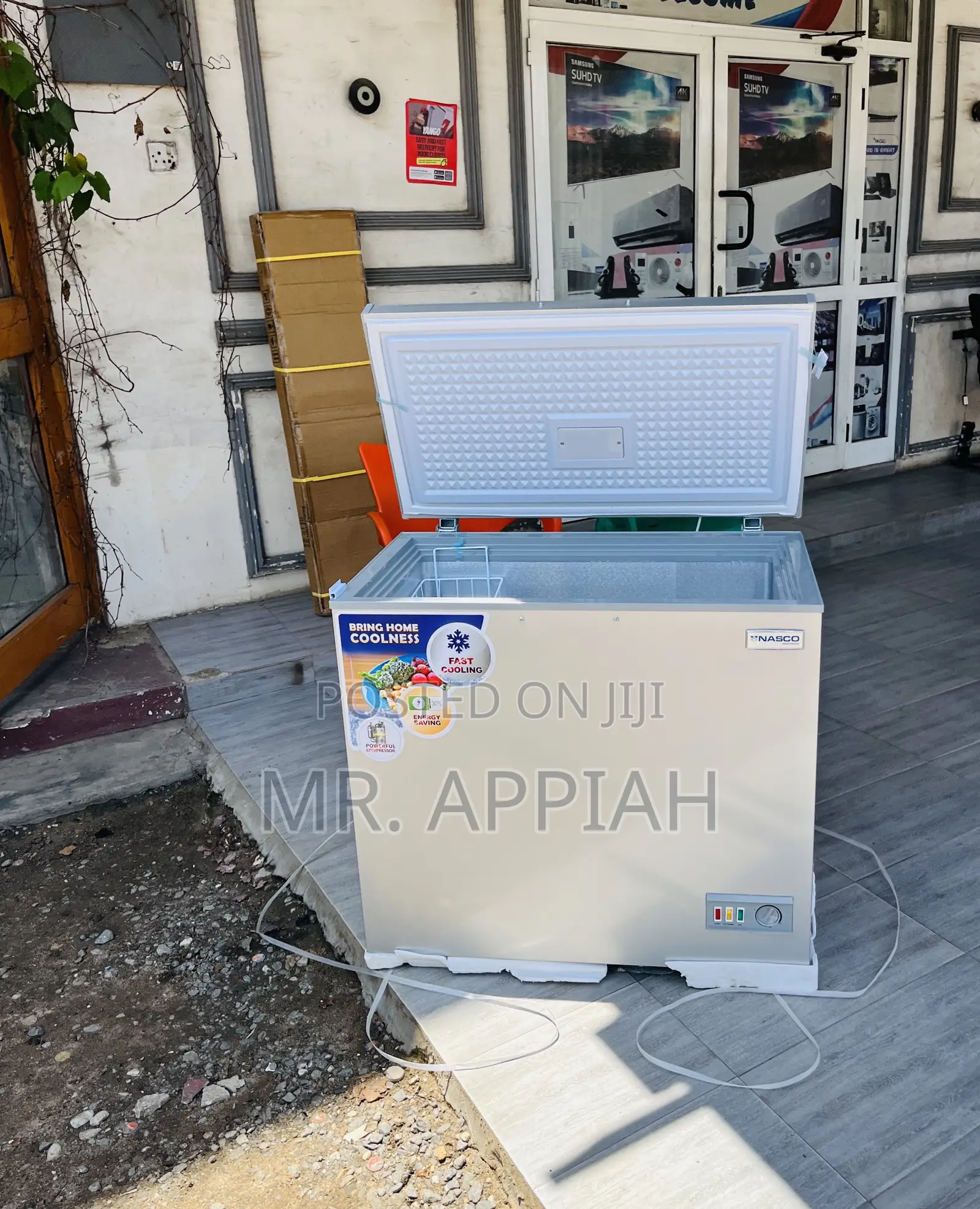 Check Unique Nasco Nas250 1 Door Electric Freezer.