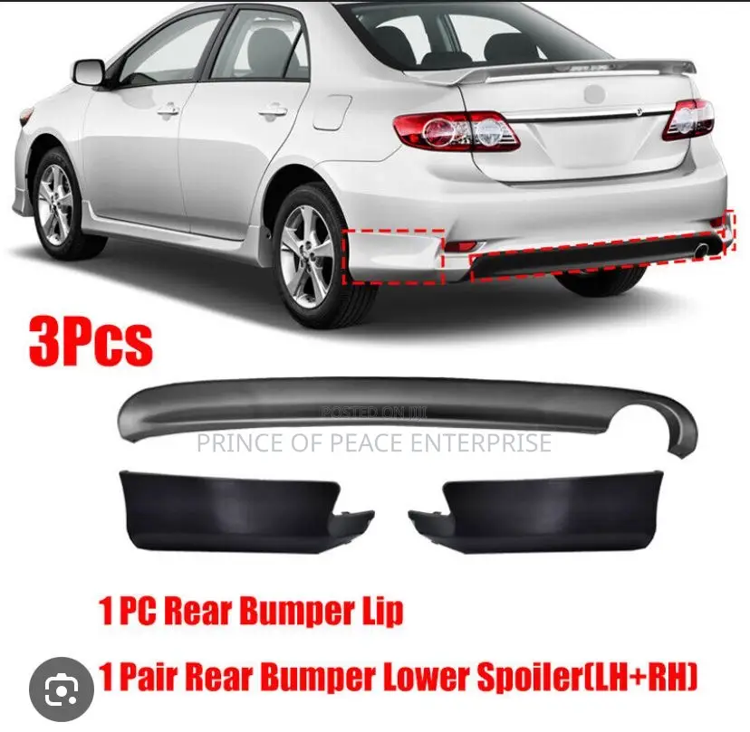 Corolla 2012 2013 Back Bumper Spoilers
