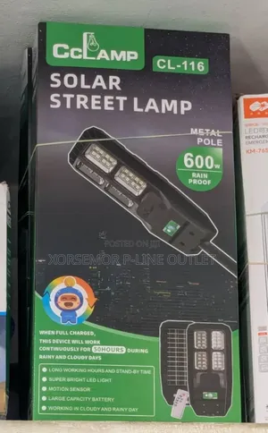 Cclamp Cl-116 Solar Street Lamp