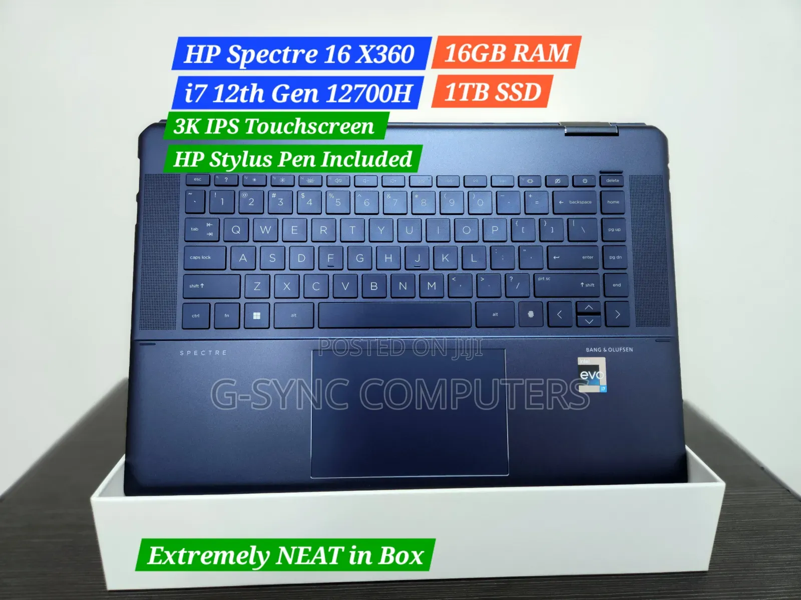 Laptop HP Spectre X360 16GB Intel Core i7 SSD 1T
