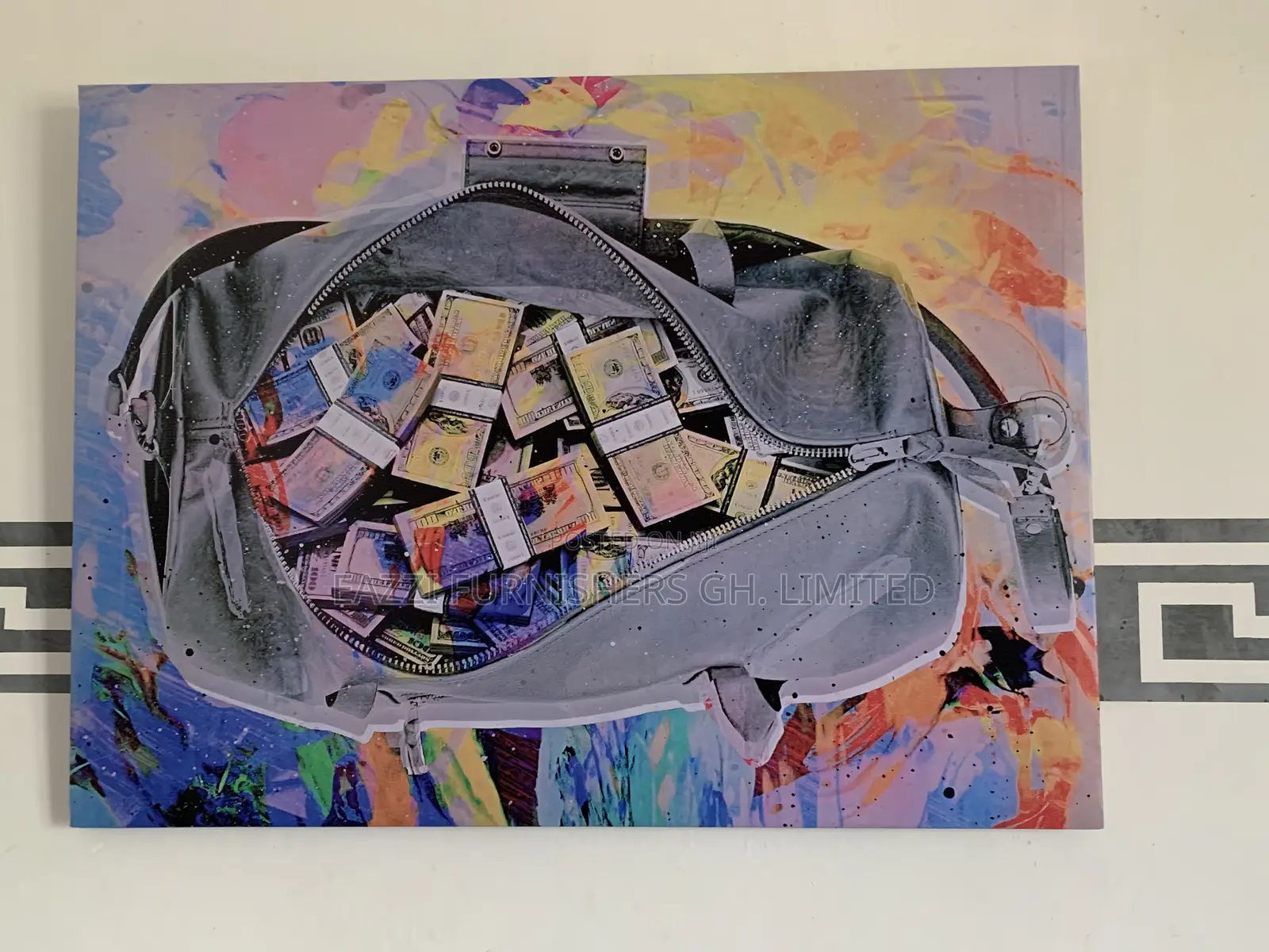 Graffiti Wall Arts Frame Canvas Decor