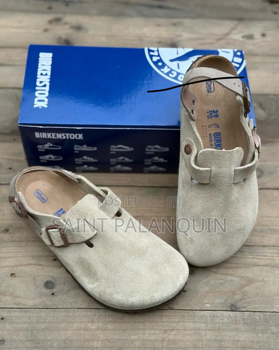 Suede Boston Sandals