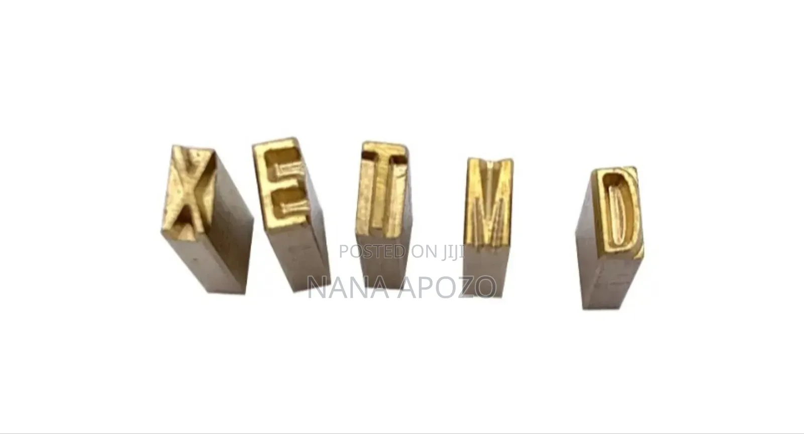 Extra Brass Letters for Coding