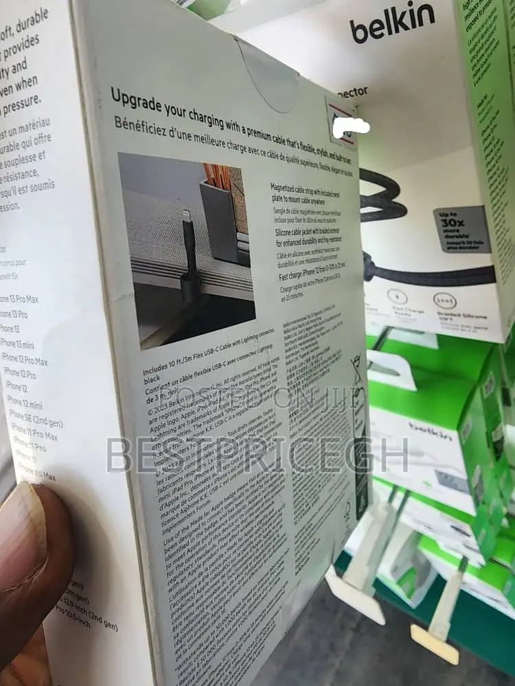 Belkin Usb-C Cable With Lightning Connector