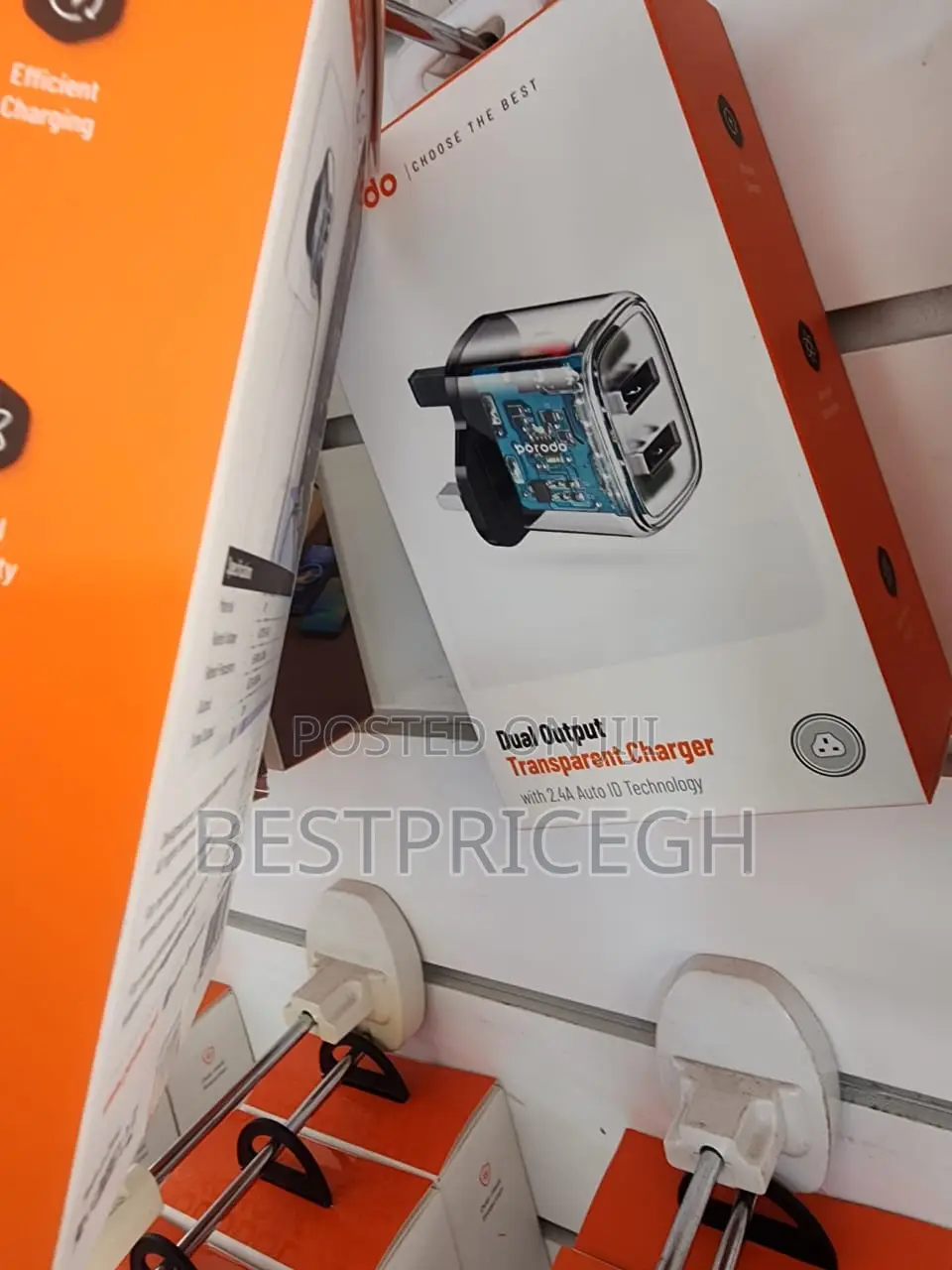 Porodo Dual Output Transparent Charger