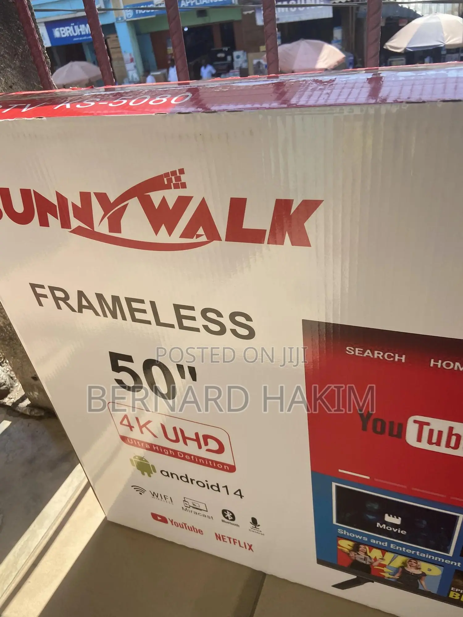 Authentic Brand New Sunny Walk Android 50” Tv