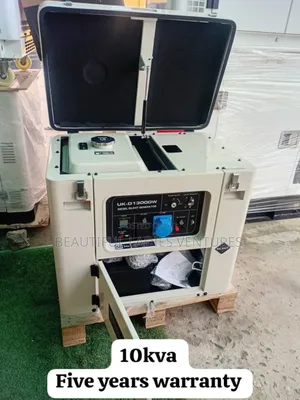 Polished Version 10kva 13000watts Uk-D Diesel Silent Genset
