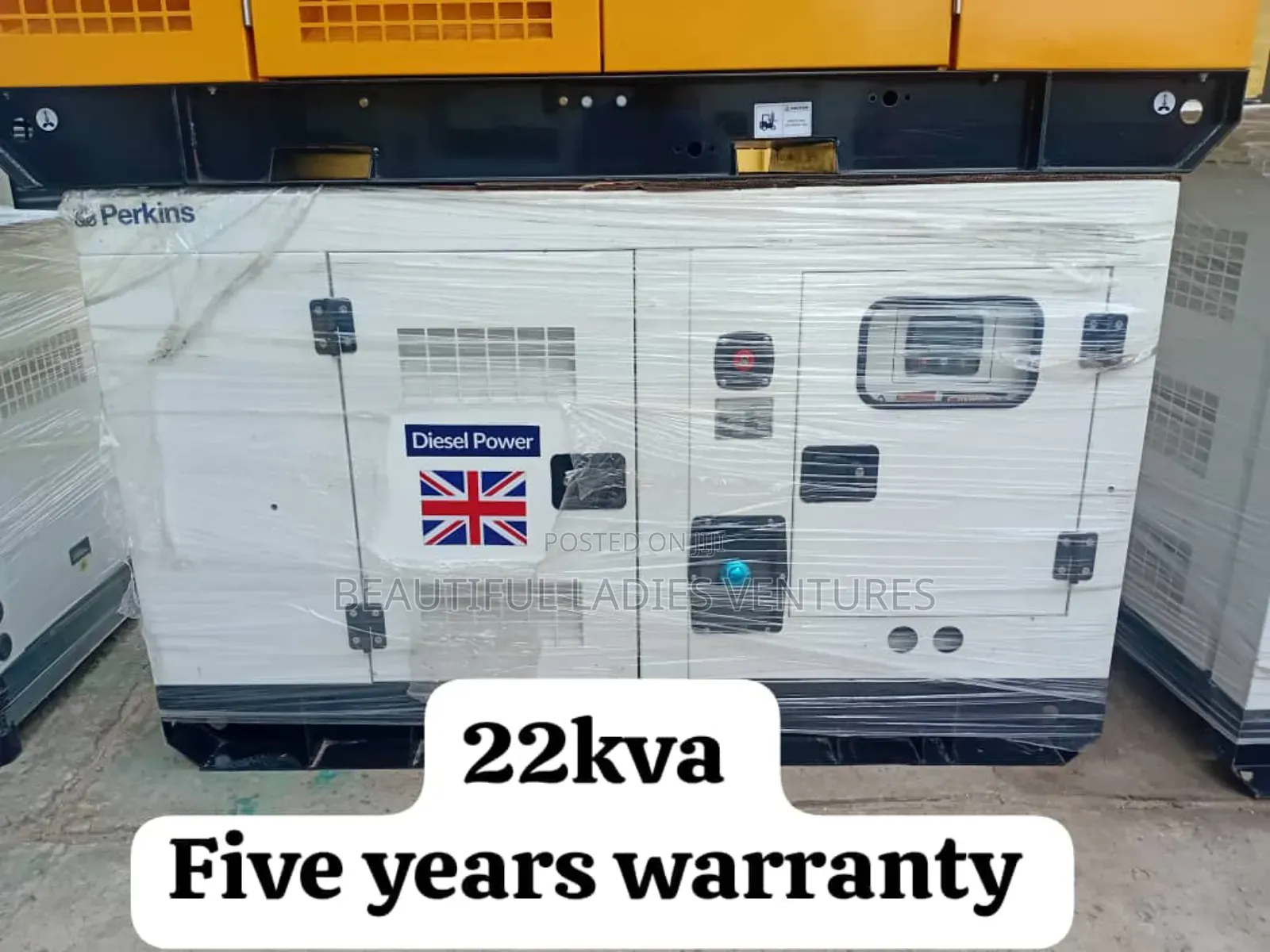 Polished Version 122kva 18000watts Perkins Diesel Silent Gen