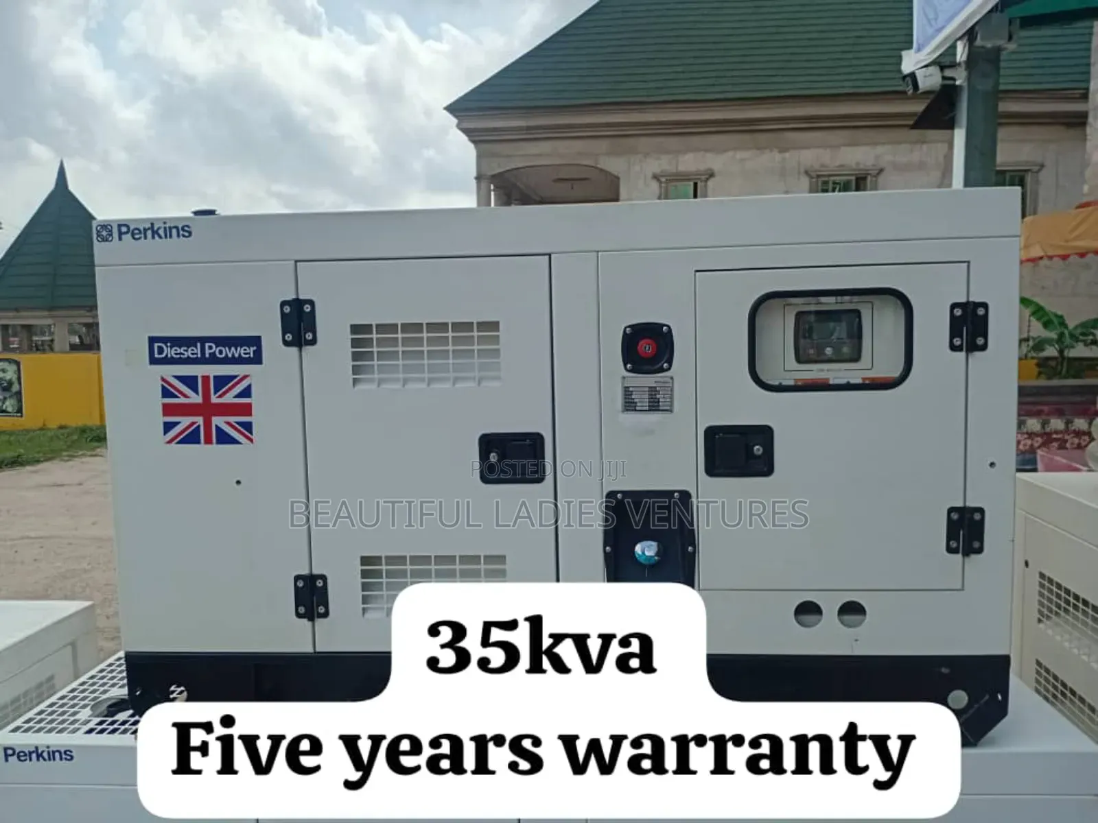 Polished Version 35kva 30000watts Perkins Diesel Silent Gen