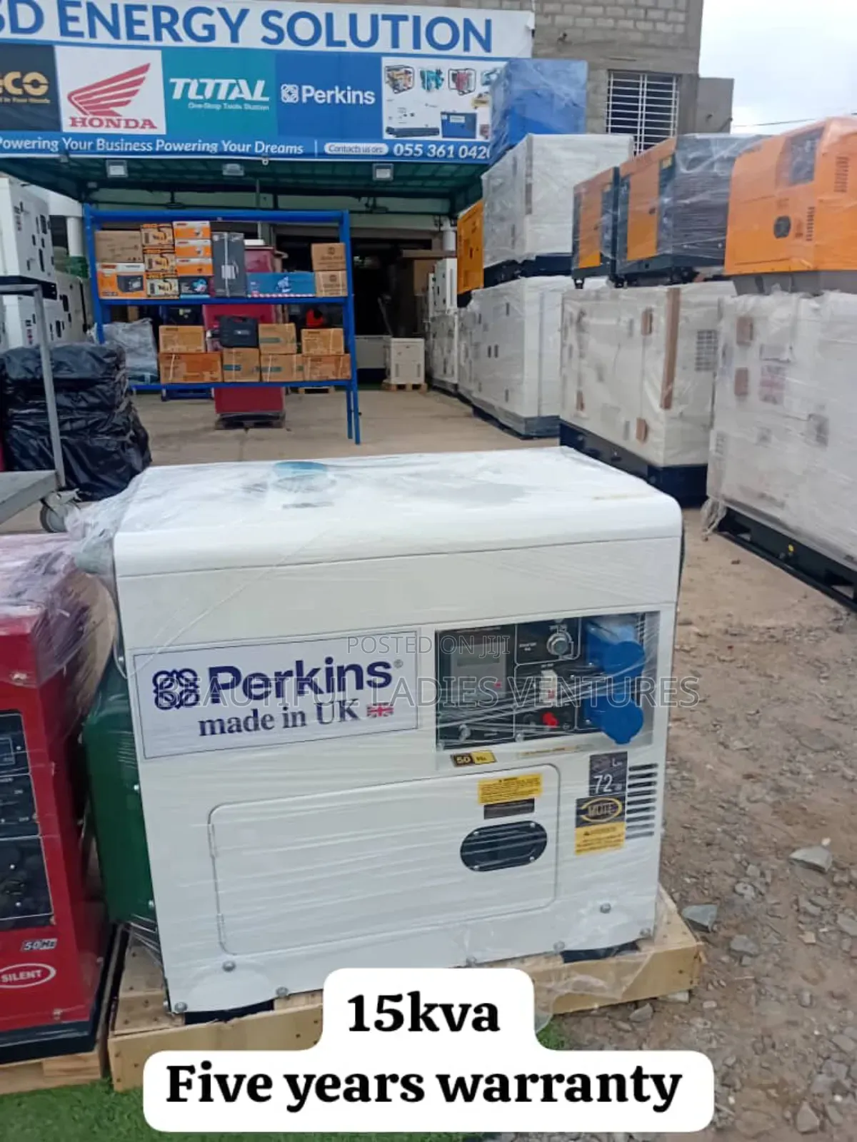 Polished Version 15kva 13000watts Perkins Diesel Silent Gen