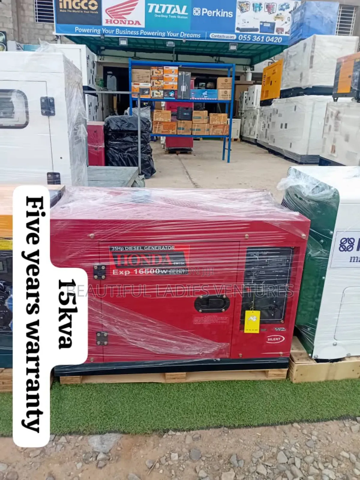 Honda 15kva 16500watts Diesel Generator Compact Design Japan