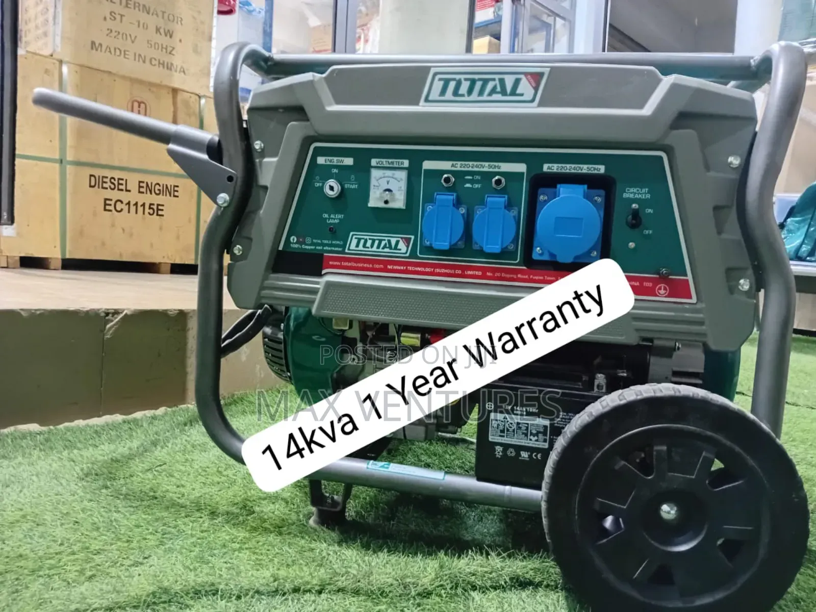 Efficient Total 14kva Gasoline Generator