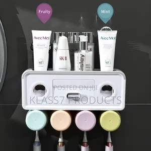 Toothbrush Holder With 4 Cups 12 Toothbrushes