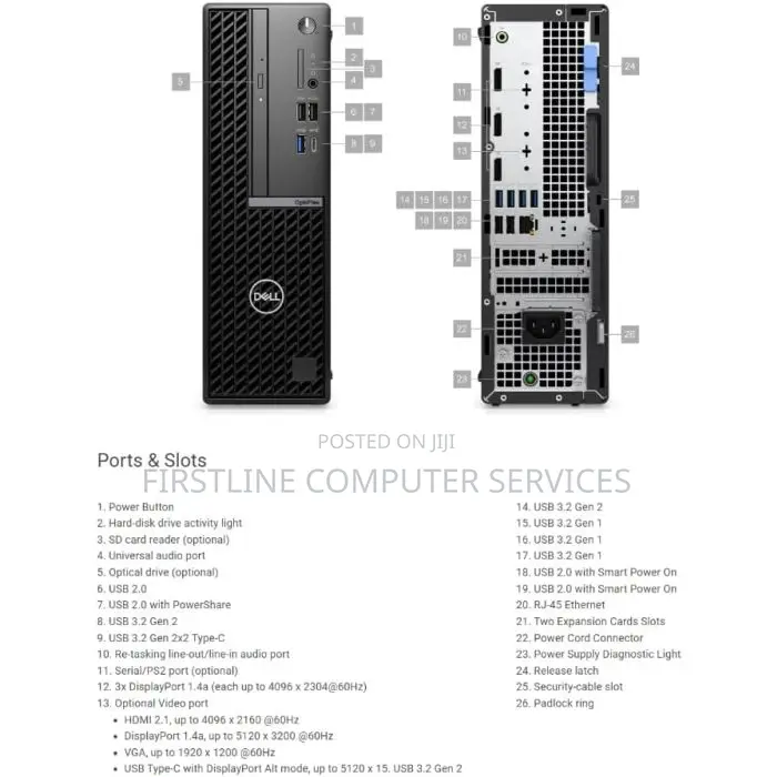 New Desktop Computer Dell Optiplex 7010 MT 8GB Intel Core I7 SSD 512GB