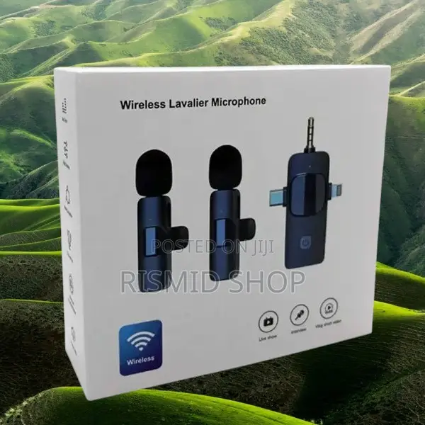 Wireless Lavalier Mini Microphone for Android Type C iPhone