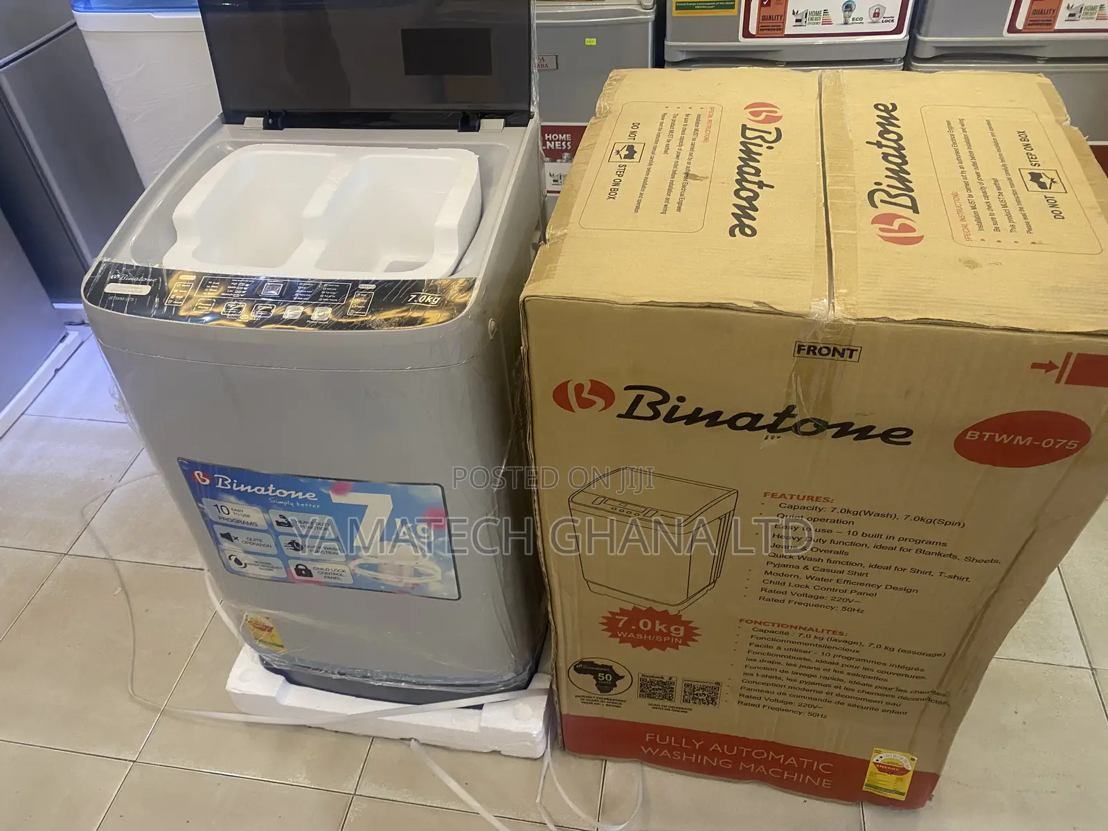 Binatone 7kg Fully Automatic Washing Machine